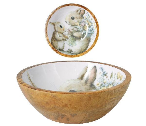 Slika USKRŠNJA DRVENA ČINIJA 20 CM