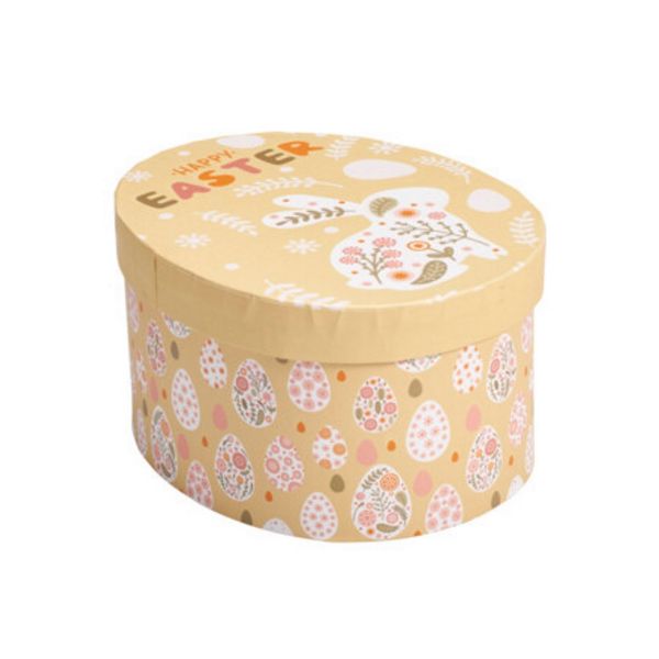 Slika USKRŠNJA KUTIJA JAJE 16,7X13,3X8,8 CM ŽUTA