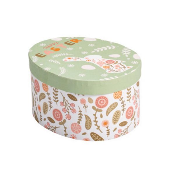 Slika USKRŠNJA KUTIJA JAJE 16,7X13,3X8,8 CM ZELENA