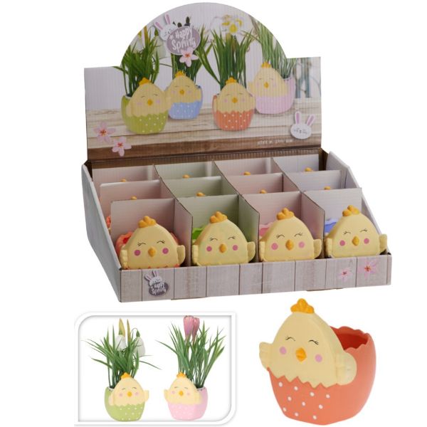 Slika USKRŠNJA SAKSIJA PILE NARANDŽASTA 8X10 CM