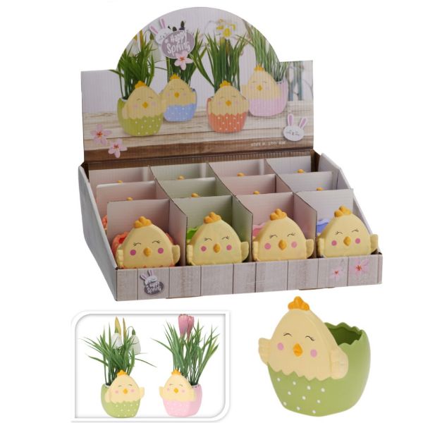 Slika USKRŠNJA SAKSIJA PILE ZELENA 8X10 CM