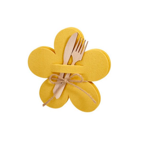 Slika FILCANI DRŽAČ ZA ESCAJG CVET ŽUTI 4/1