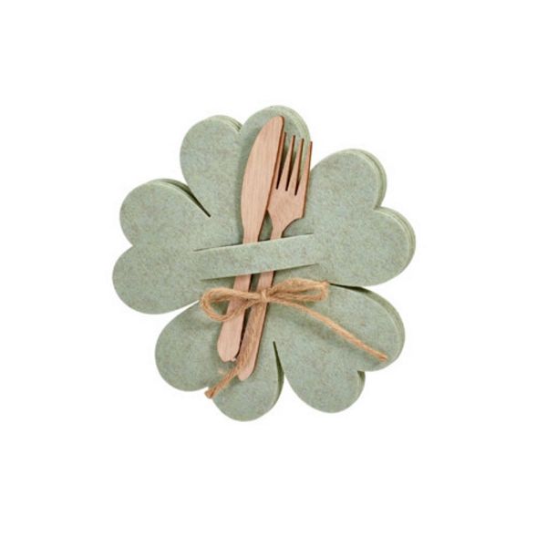 Slika FILCANI DRŽAČ ZA ESCAJG CVET ZELENI 4/1