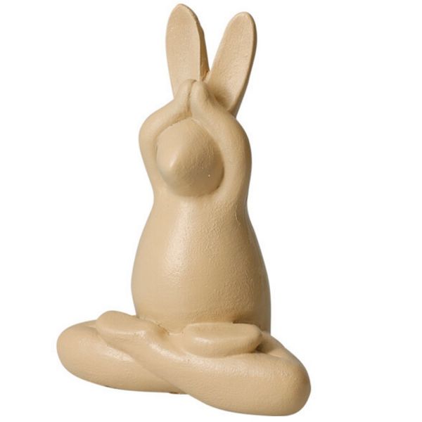 Slika USKRŠNJA DEKORACIJA ZEKA 11,8X5,7X13,8 CM 