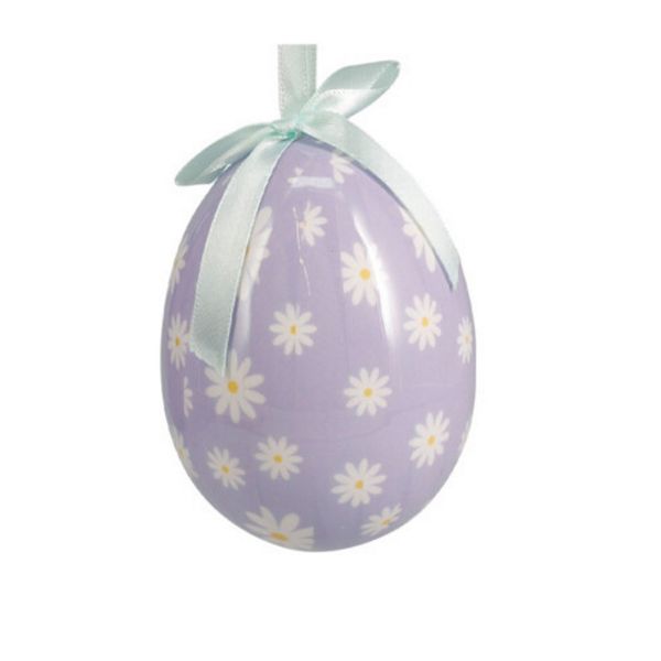 Slika USKRŠNJA VISEĆA DEKORACIJA JAJE LJUBIČASTO