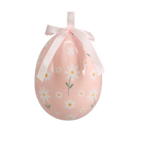 Slika USKRŠNJA VISEĆA DEKORACIJA JAJE ROZE