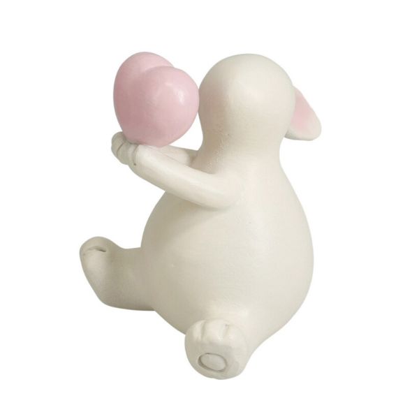 Slika USKRŠNJI ZEKA SA  ROZIM SRCEM 