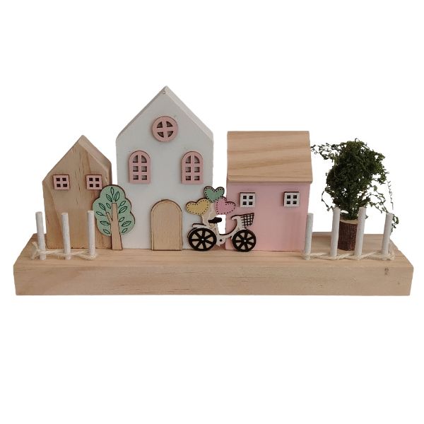 Slika DRVENA DEKORACIJA 24X5X12 CM