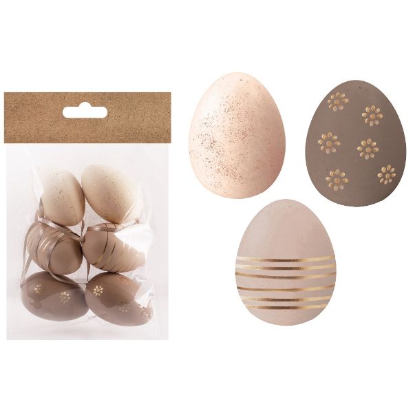 Slika USKRŠNJA DEKORACIJA JAJ 6/1 4X6 CM