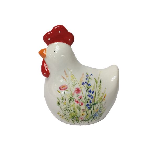 Slika USKRŠNJA DEKORACIJA KOKA 8,5X10 CM