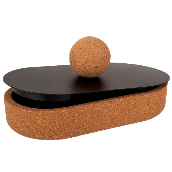 Slika UKRASNA KUTIJICA METAL/PLUTA 18X10X7 CM