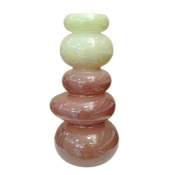 Slika Staklena vaza 14x10x30 cm