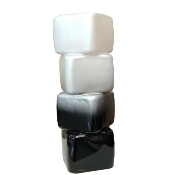 Slika Staklena vaza 9x8x26 cm