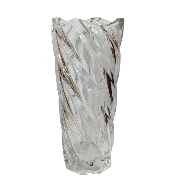 Slika Staklena vaza 10x7x24 cm