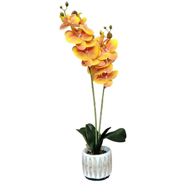 Slika Veštačka orhideja u saksiji 10x9x56 cm