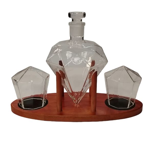 Slika Set dekanter i dve čaše 30x2x26 cm