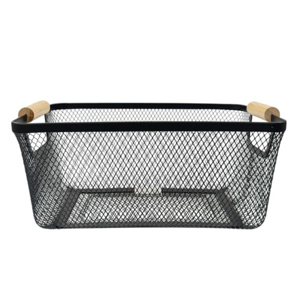 Slika Metalna korpa sa poklopcem 30x10x21 cm