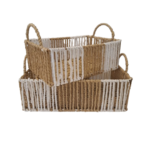 Slika Set korpi za odlaganje 31x10x22/25x9x18 cm