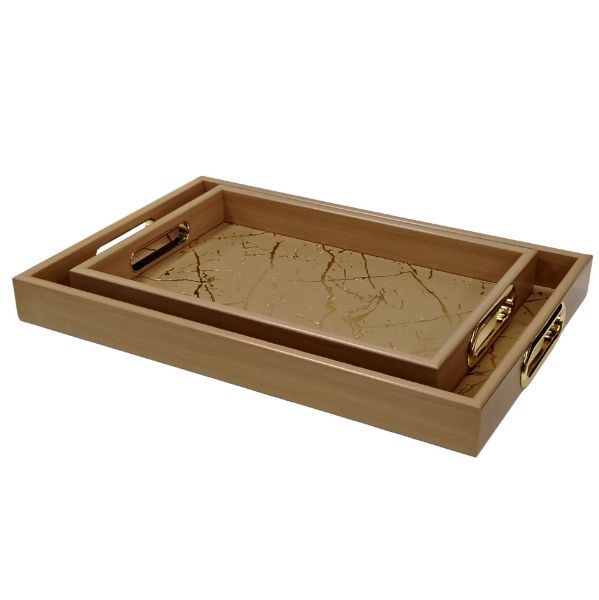 Slika Set tacni 2/1 40x5x28/33x5x23 cm