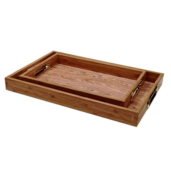 Slika Set tacni 2/1 40x5x27/33x5x22 cm