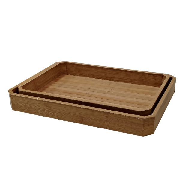 Slika Set tacni 2/1 37x5x27/34x5x25 cm