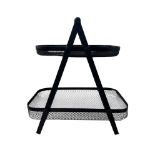 Slika Metalna korpa na dva nivoa 27x5x30 cm