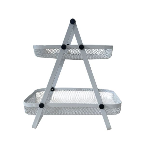 Slika Metalna korpa na dva nivoa 27x5x30 cm