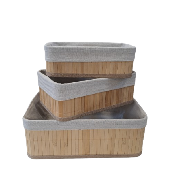 Slika Korpa za odlaganje 3/1 33x12x23/27x10x17/24x8x14 cm