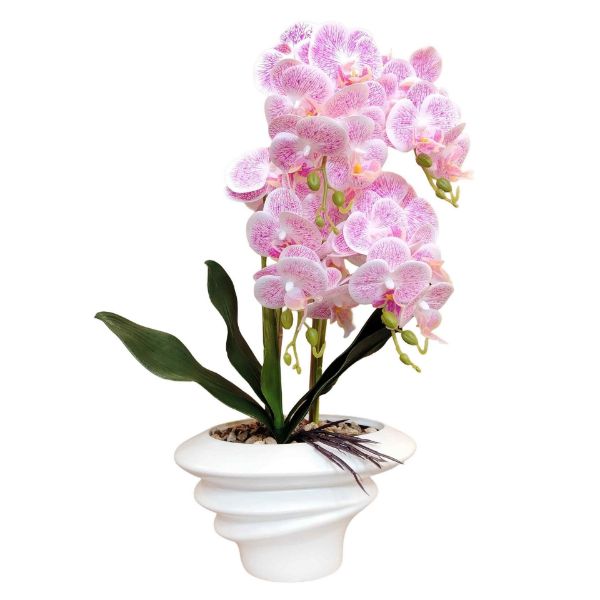 Slika Veštačka orhideja u saksiji 24x10x51 cm