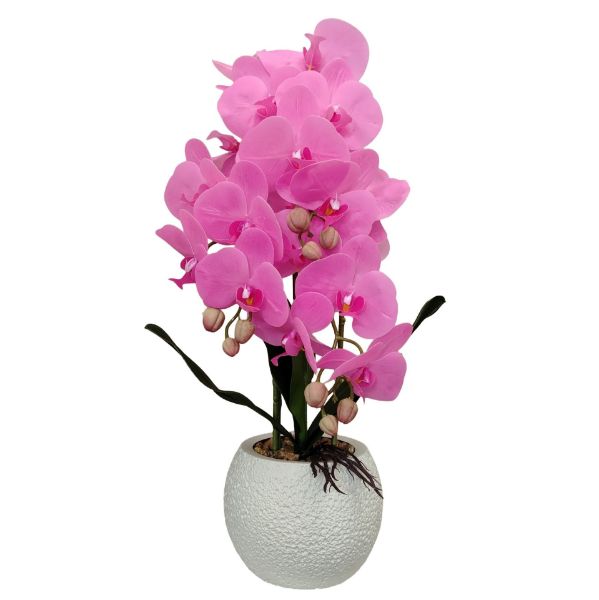 Slika Veštačka orhideja u saksiji 17x10x58 cm