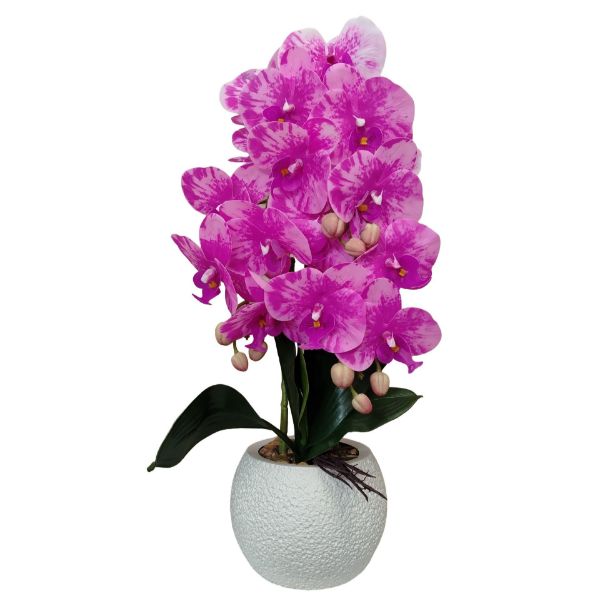 Slika Veštačka orhideja u saksiji 17x10x58 cm