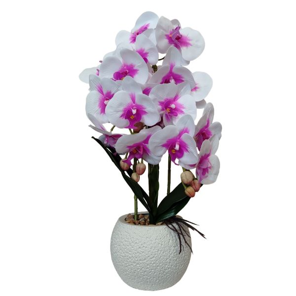 Slika Veštačka orhideja u saksiji 17x10x58 cm