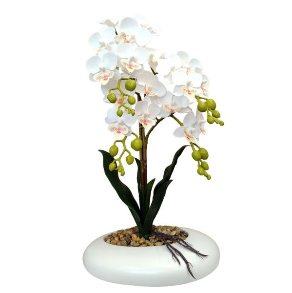 Slika Veštačka orhideja u saksiji 22x16x50 cm