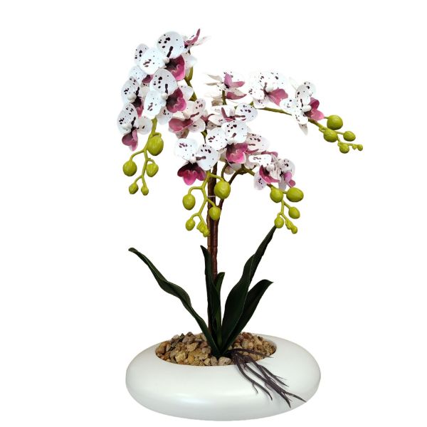 Slika Veštačka orhideja u saksiji 22x16x50 cm