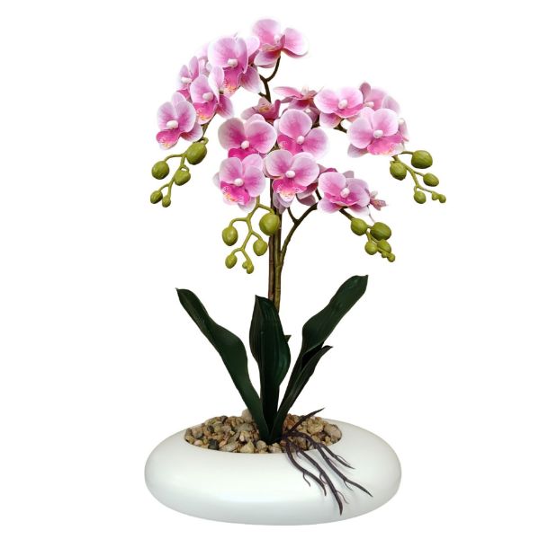 Slika Veštačka orhideja u saksiji 22x16x50 cm