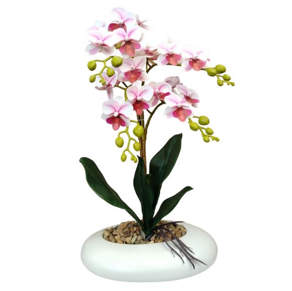 Slika Veštačka orhideja u saksiji 22x16x50 cm