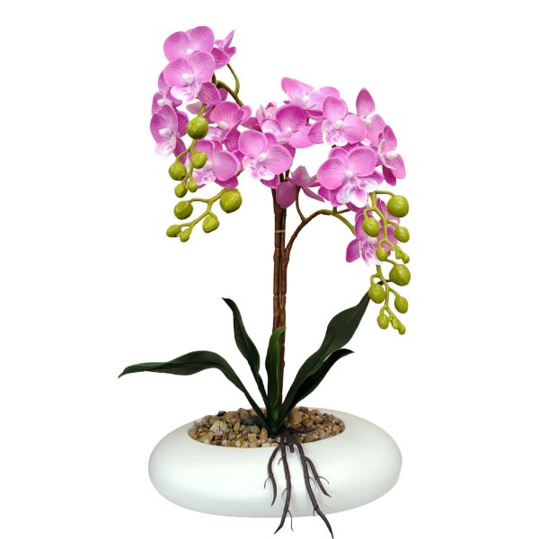 Slika Veštačka orhideja u saksiji 22x16x50 cm