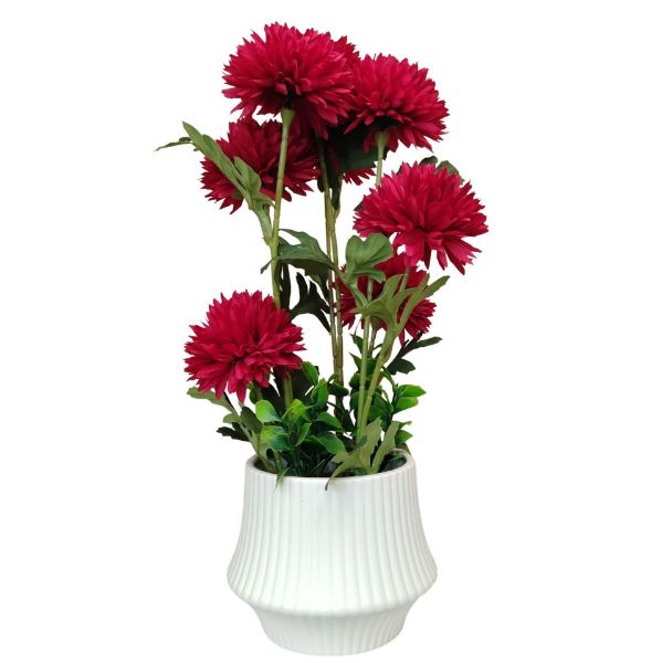 Slika Veštačka orhideja u saksiji 17x9x45 cm