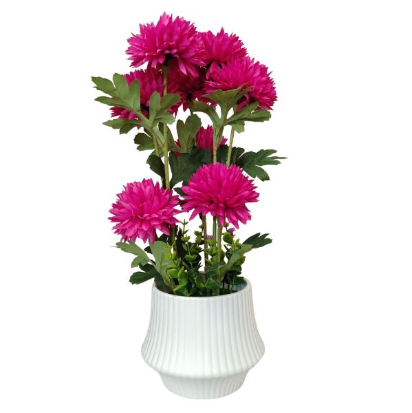 Slika Veštačka orhideja u saksiji 17x9x45 cm