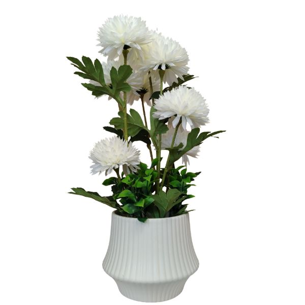 Slika Veštačka orhideja u saksiji 17x9x45 cm