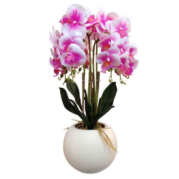 Slika Veštačka orhideja u saksiji 13x9x54 cm
