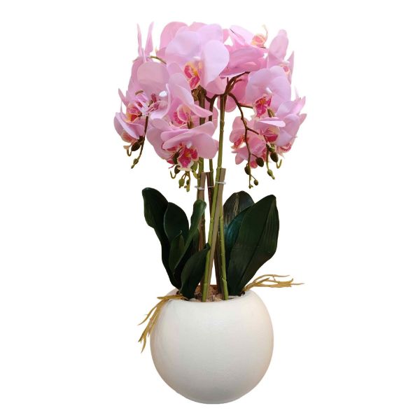 Slika Veštačka orhideja u saksiji 13x9x54 cm
