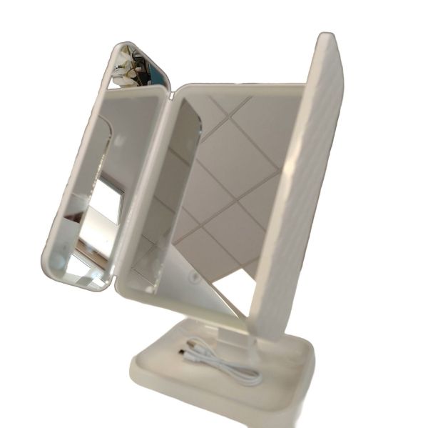 Slika Stono ogledalo sa led svetlom 34x1x29 cm