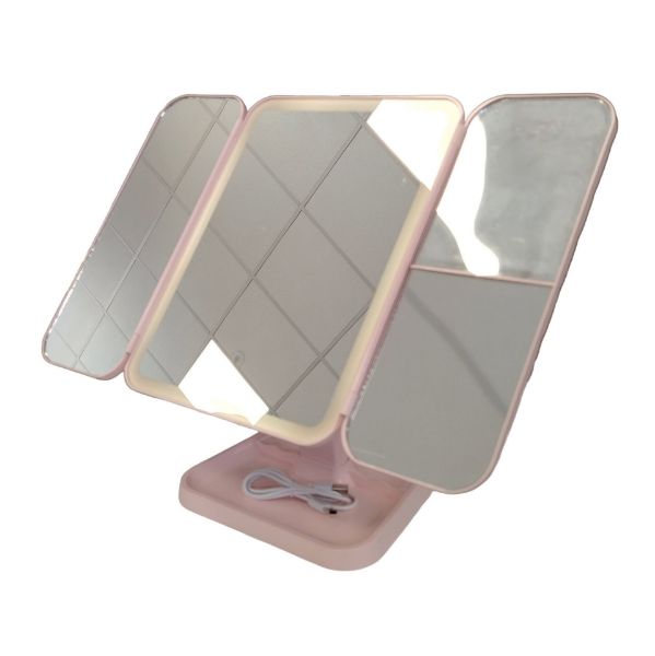 Slika Stono ogledalo sa led svetlom 39x2x31 cm