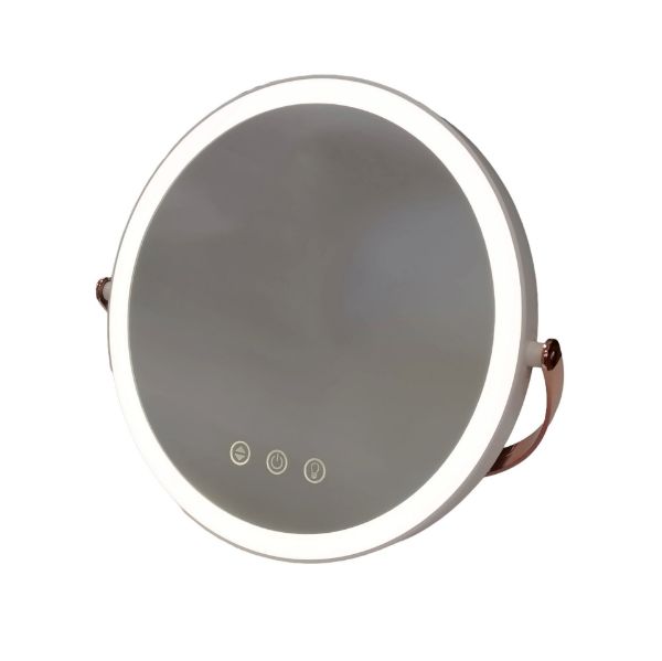 Slika Stono ogledalo sa led svetlom 24x3x23 cm