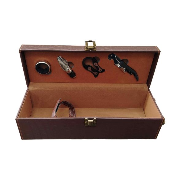 Slika Drvena kutija za piće 15x11x35 cm