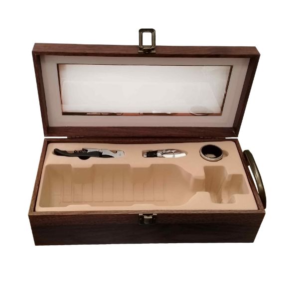 Slika Drvena kutija za piće 17x11x35 cm