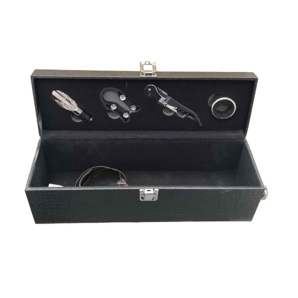 Slika Drvena kutija za piće 11x11x35 cm