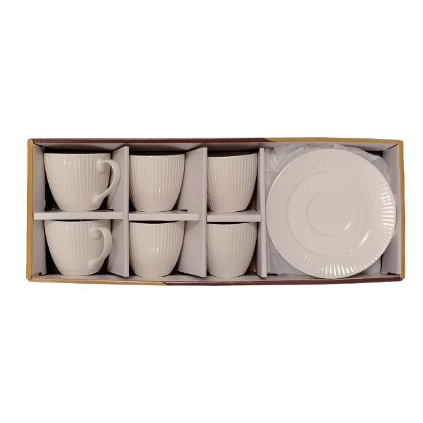 Slika Set keramičkih šolja 6/1 8x8/16x16 cm