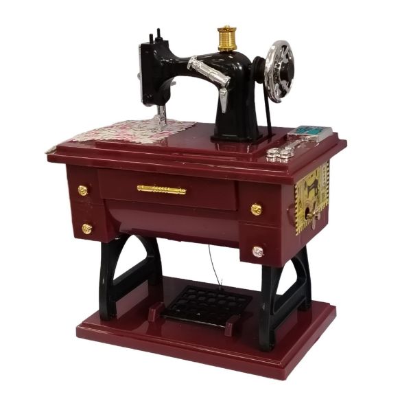 Slika Muzička kutija mašina za šivenje 17x10x21 cm